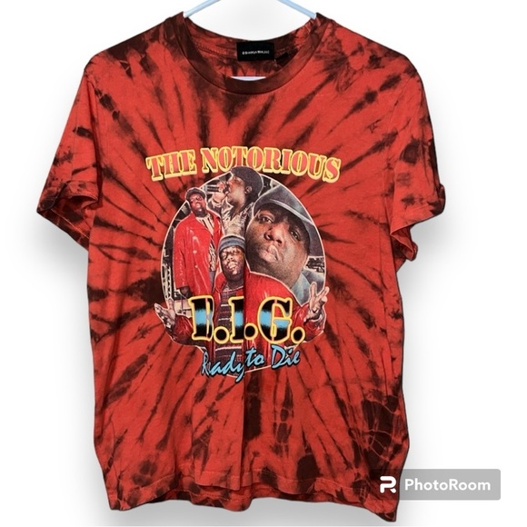 the notorious B.I.G. womens sz XS graphic print t-shirt short sleeve music rap - Picture 12 of 12